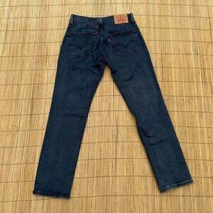 Levi's 511 Slim Fit Jeans Mens W30 L30 Dark Wash Waterless Denim Classic‎